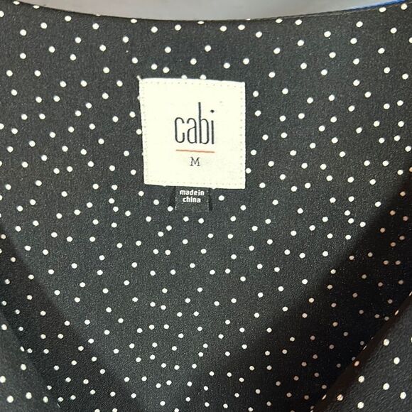 CAbi Blue Fit and Flare Dress with V-neck for Casual Occasions - Picture 2 of 7